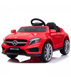 MERCEDES AMG GLA45 ROJO, ASIENTO PLASTICO, RUEDAS PLASTICO   2X12V INDA211-LEG6950436